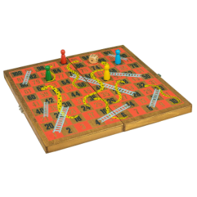 Snakes and Ladders - Wooden Game