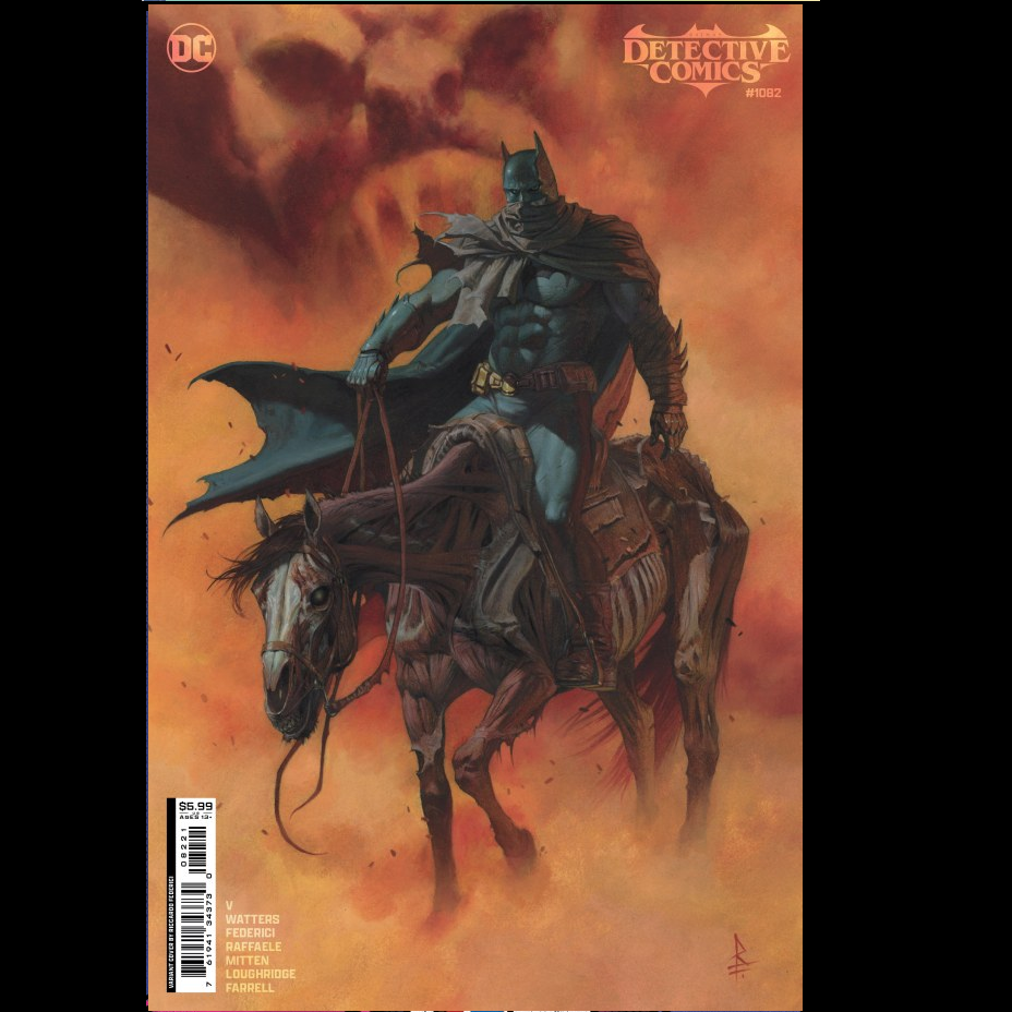 Batman Detective Comics #1082 from DC written by Ram V and Dan Watters with art by Riccardo Federici and Stefano Raffaele and cover art B