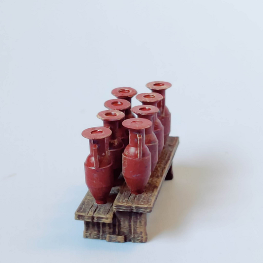 A pack of eight 28mm scale Ampho...