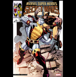 Marvel Super Heroes Secret Wars #2 from Marvel Comics written by Jim Shooter with art by Mike Zack. Doctor Doom brings Ultron back online to battle the champions of Earth! Meanwhile, Magneto takes the lone-wolf route