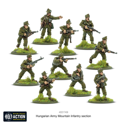 Hungarian Army Mountain Infantry Section - Bolt Action