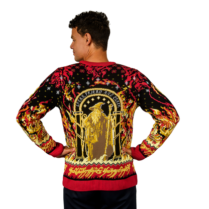 Lord of the Rings Balrog Christmas Jumper - XL