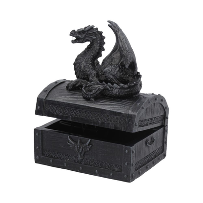 Sacred Keeper Dragon Treasure Chest 14.5cm  - Nemesis Now