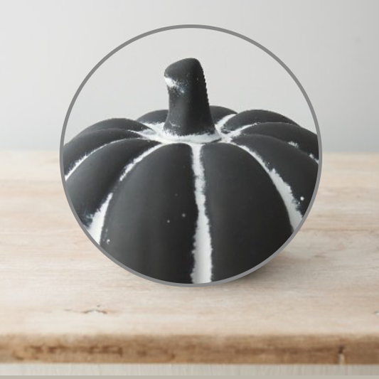 Black Cement Pumpkin 12cm.A wond...