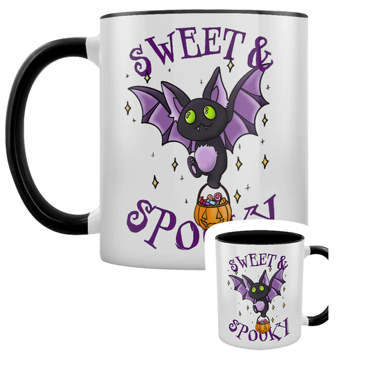 Sweet & Spooky Bat Mug.  A w...