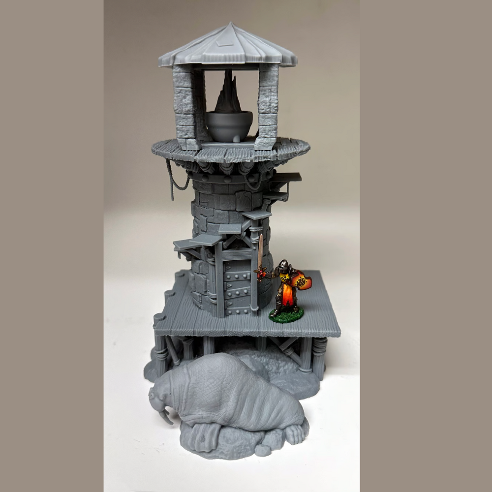 Unboxed Blacktallow Lighthouse - Reaper Bones6