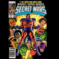 Marvel Super Heroes Secret Wars #2 from Marvel Comics written by Jim Shooter with art by Mike Zack. 