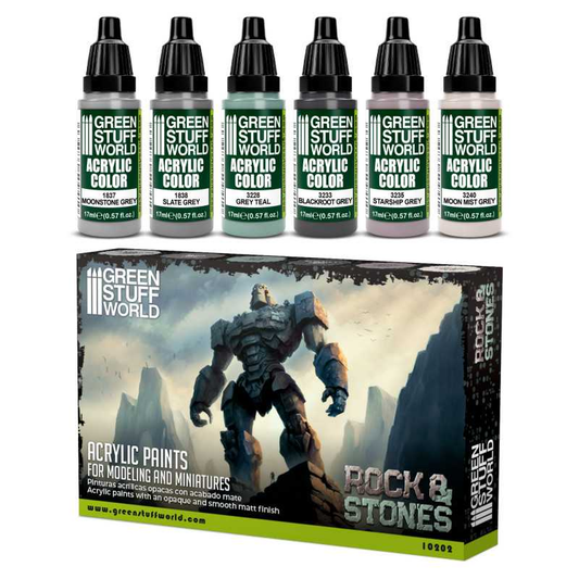 Rock & Stone Paint Set by Green Stuff World