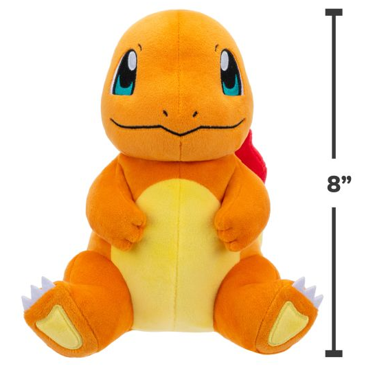 Charmander 8" Sitting Pokémon Plushie