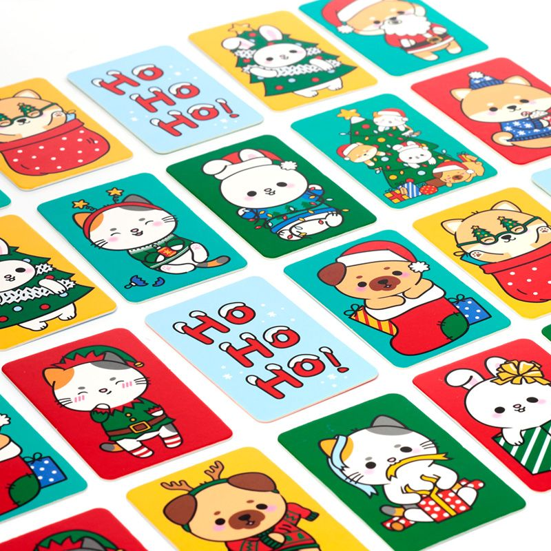 Adoramals Christmas Memory Card Game