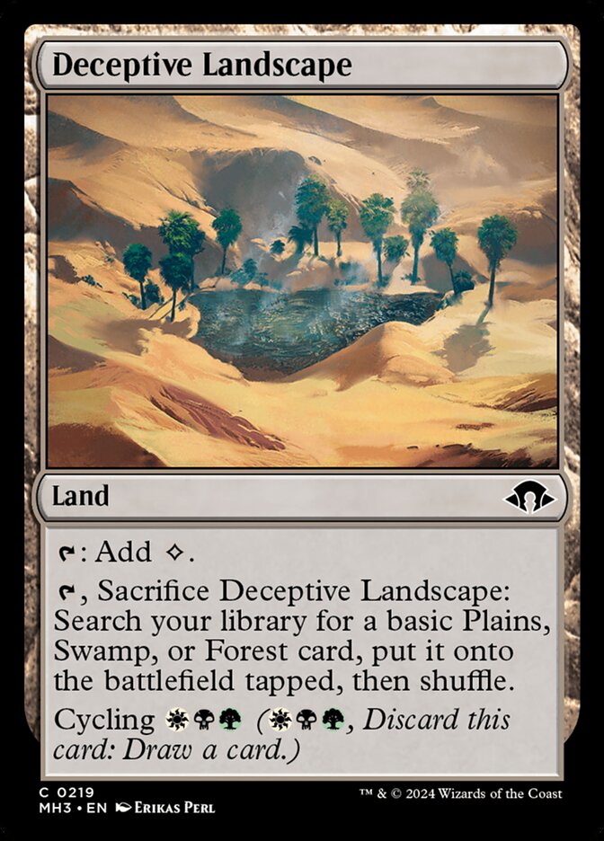 Deceptive Landscape MTG Single | MH3 #219