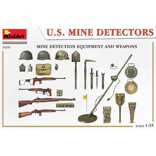 MiniArt 1:35 Scale US Mine Detec...