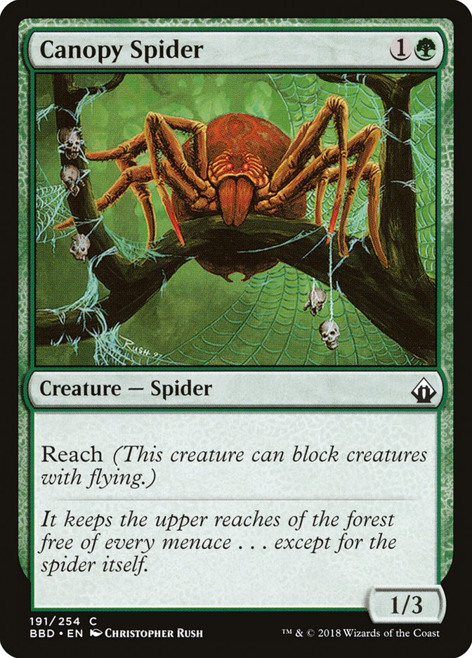 Canopy Spider Battlebond #191 | Magic! The Gathering Single