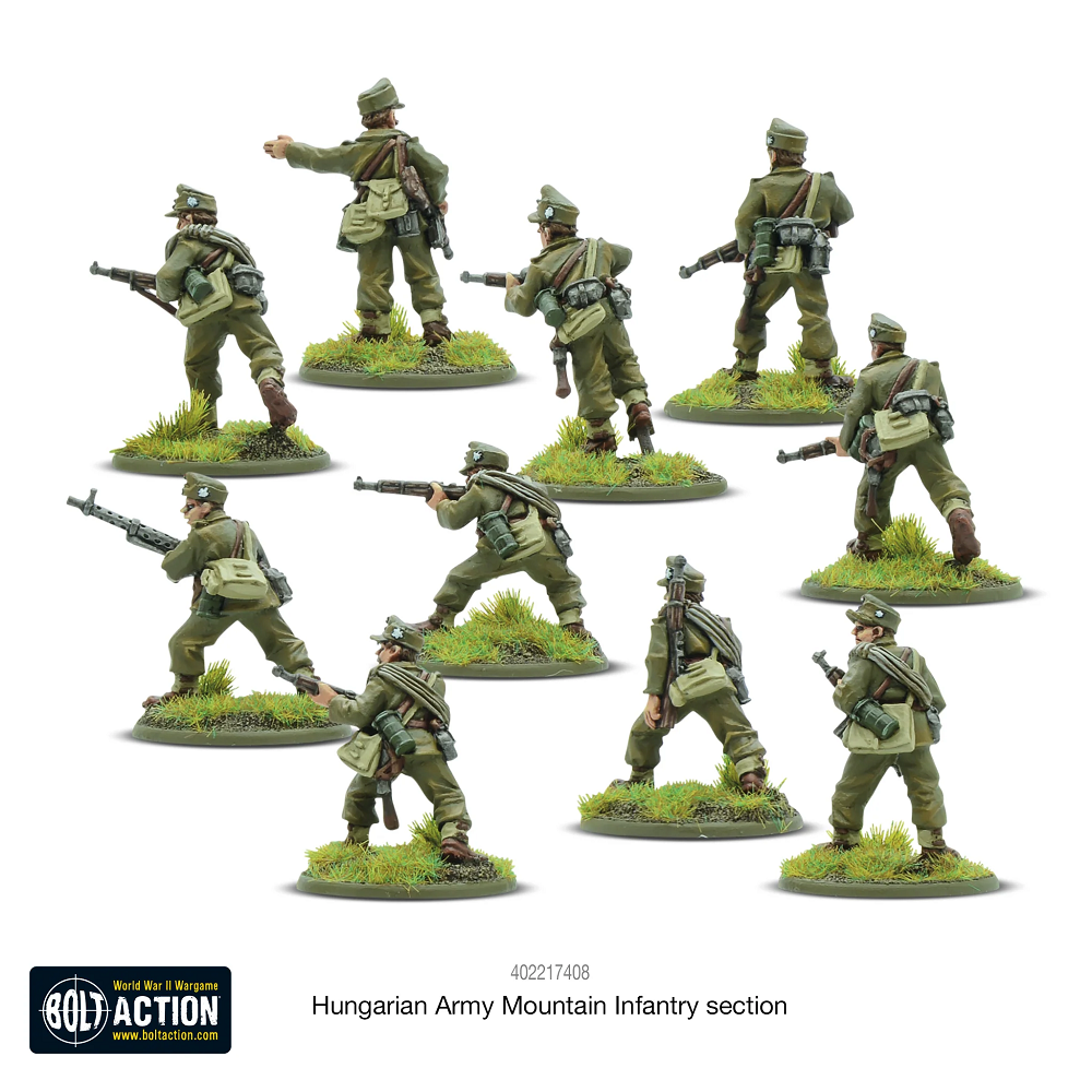 Hungarian Army Mountain Infantry Section - Bolt Action