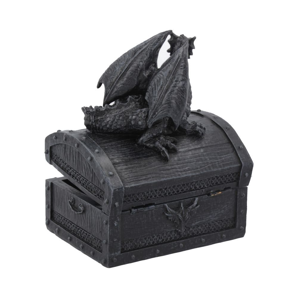 Sacred Keeper Dragon Treasure Chest 14.5cm  - Nemesis Now