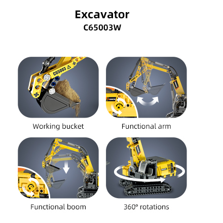 Excavator - Cada Brick 467 pcs