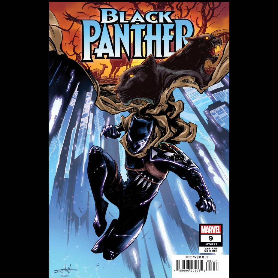 Black Panther #9 from Marvel Comics written by Eve L Ewing with art by Mack Chater.