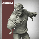 Asylum Inmates by Crooked Dice, a set of four white metal 28mm scale miniatures for your horror RPG or tabletop game. Featuring two female and two male inmates in a horror film insane asylum style.