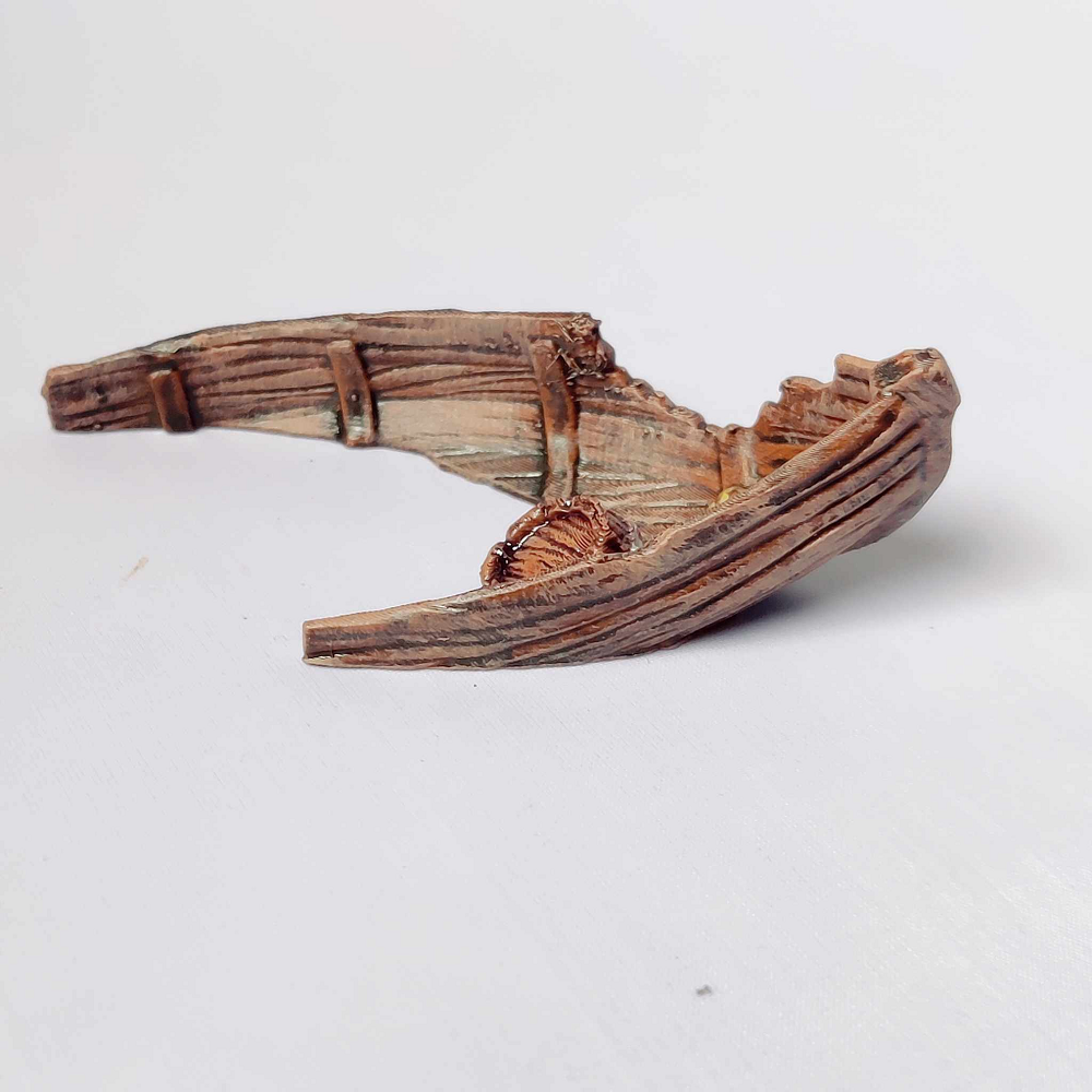 Wrecked Rowboat - Iron Gate Scenery