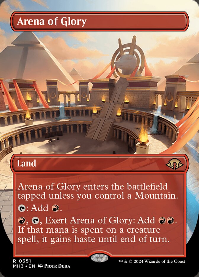 Arena of Glory Borderless MTG Single | MH3 #351