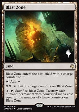 Blast Zone Planeswalker Promo - WAR 244