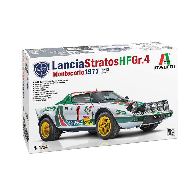 Lancia Stratos HF Gr.4 Monte Carlo 1977 - Italeri 1:12 Scale Model Kit