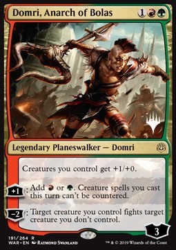 Domri, Anarch of Bolas Planeswalker Promo - WAR 191