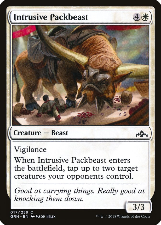 Intrusive Packbeast MTG Singles | Guilds of Ravnica #017