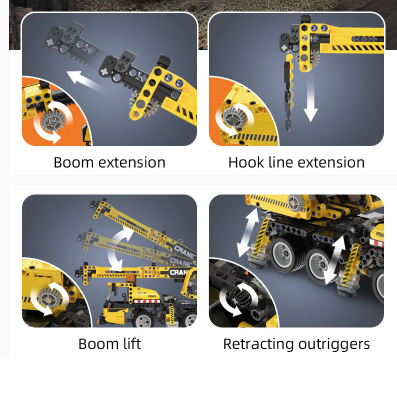 Mobile Crane - Cada Bricks