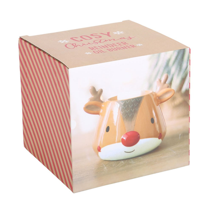 Reindeer Oil Burner. A cute reindeer face oil burner to bring festive fragrance to your home.