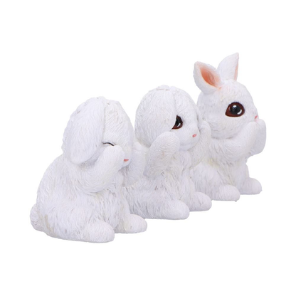 Three Wise Bunnies - Figurines