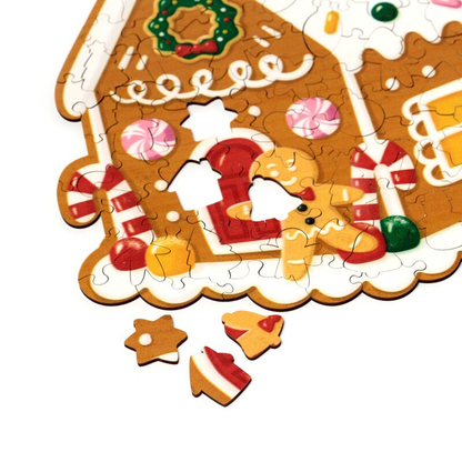 Christmas Gingerbread Baker Street Jigsaw - 130pc Puzzle