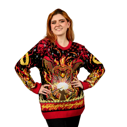 Lord of the Rings Balrog Christmas Jumper - XL