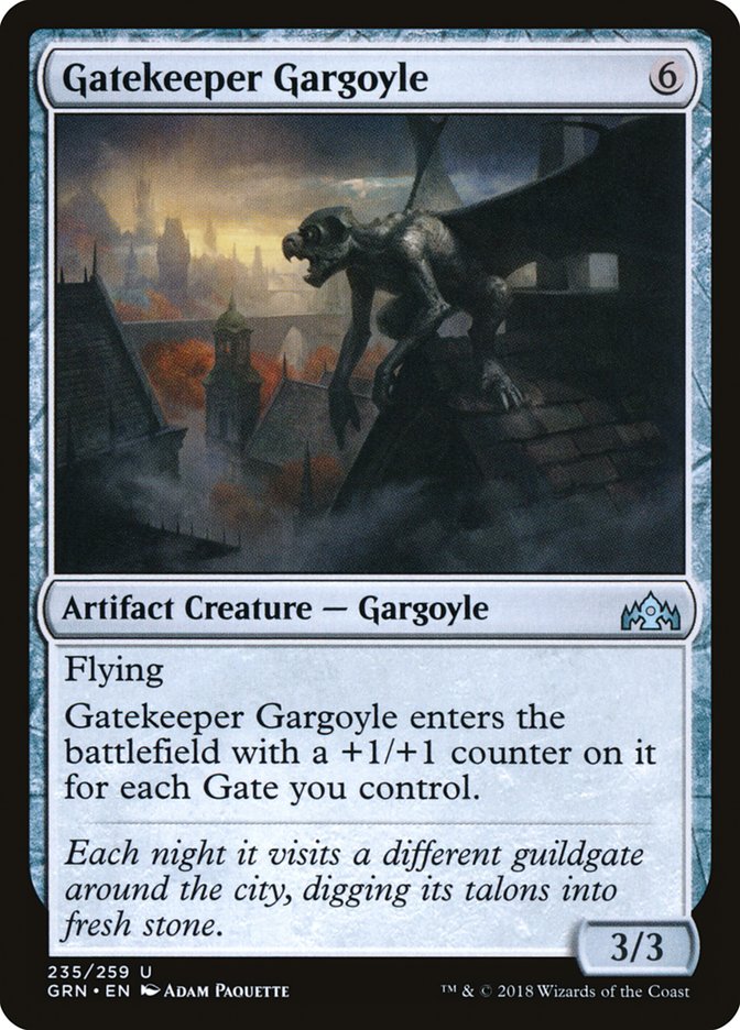 Gatekeeper Gargoyle MTG Singles | Guilds of Ravnica #235