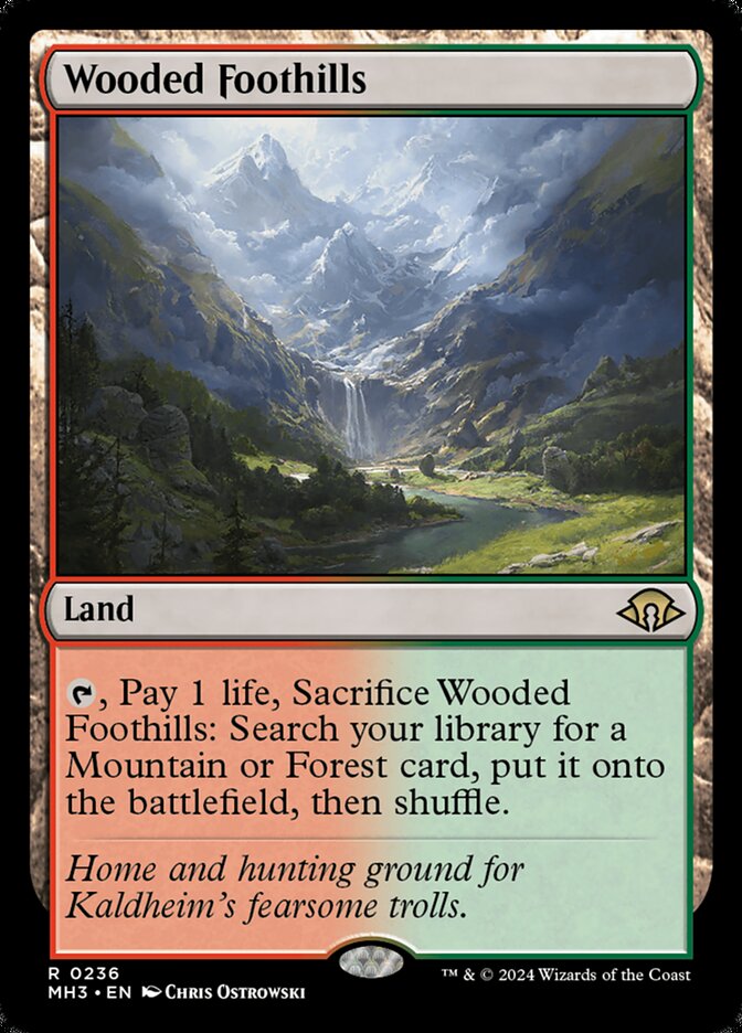 Wooded Foothills MTG Single | MH3 #236