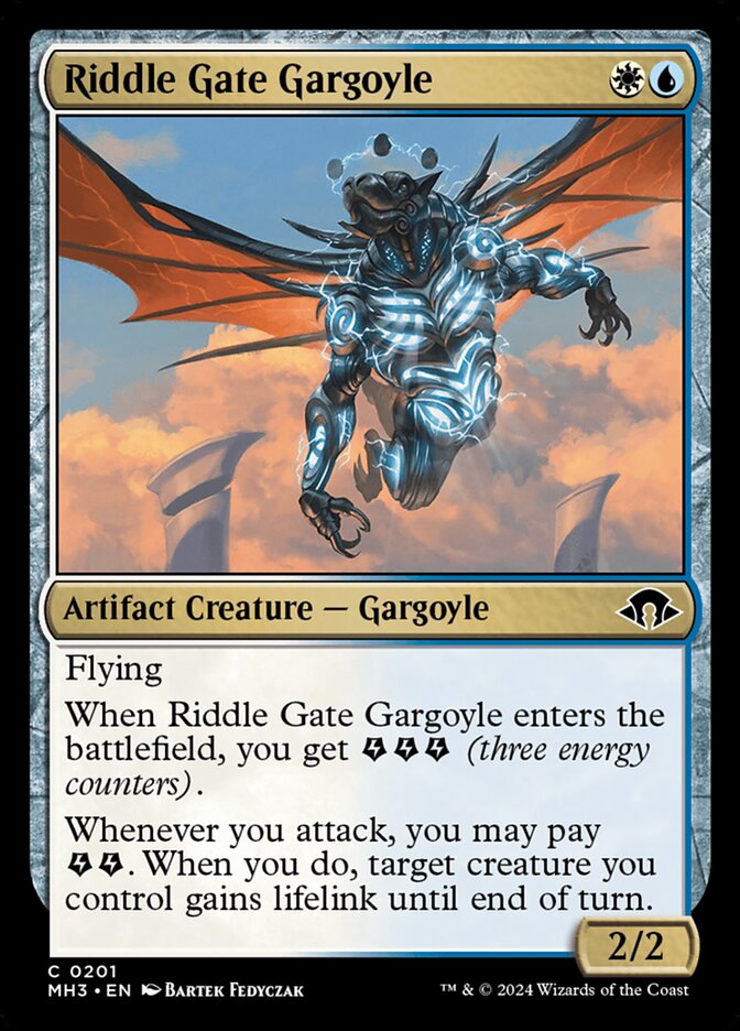 Riddle Gate Gargoyle MTG Single | MH3 #201