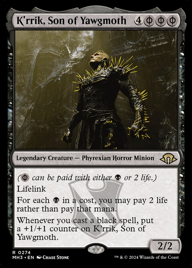 K'rrik, Son of Yawgmoth MTG Single | MH3 #274