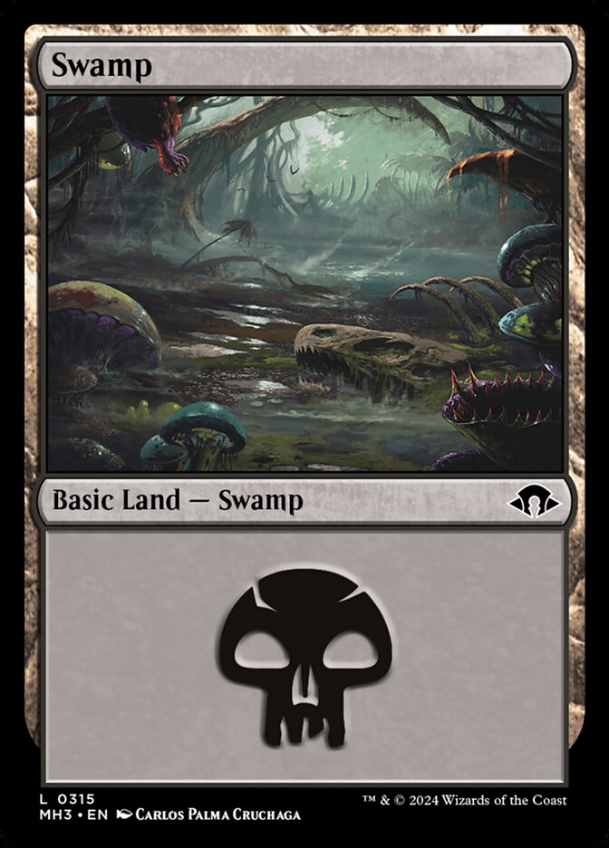 Swamp V.2 Basic Land MTG Single | MH3 #315