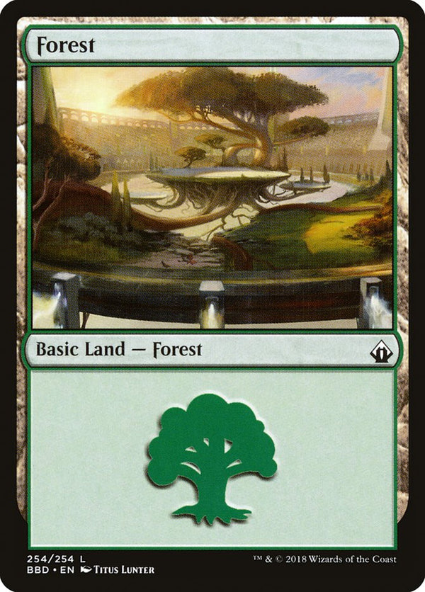 Forest Battlebond #254 | Magic! The Gathering Single