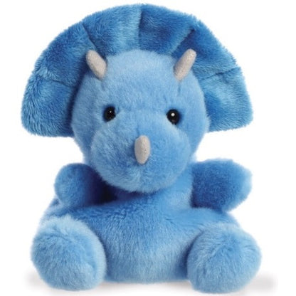 Tank the Triceratops Palm Pal an adorable Palm Pals plushie looking for a new friend to snuggle in a lovely blue colour. Perfect for fitting into the palm of your hand, measuring approximately 13cm