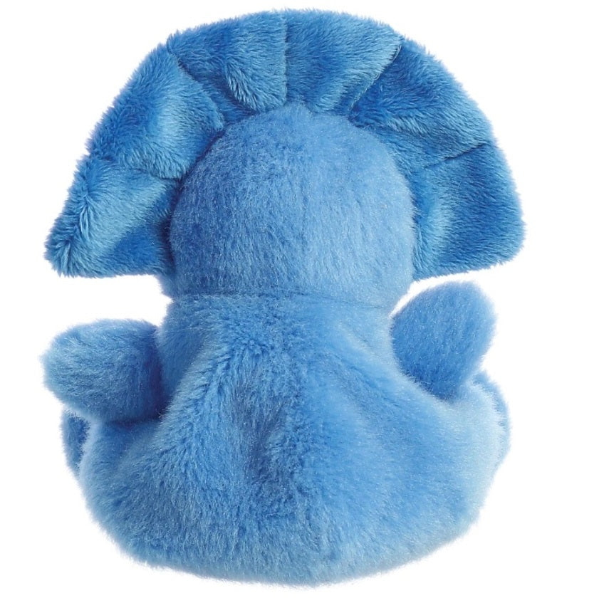 Triceratops Palm Pal 13cm - Blue