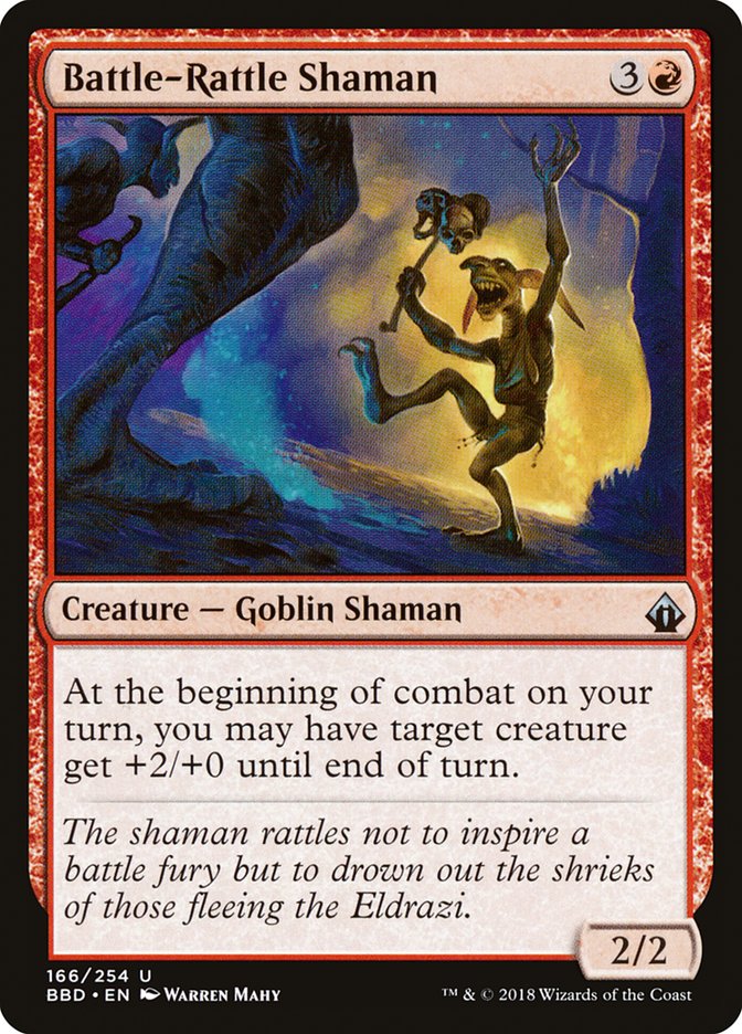 Battle-Rattle Shaman Battlebond #166 | Magic! The Gathering Single