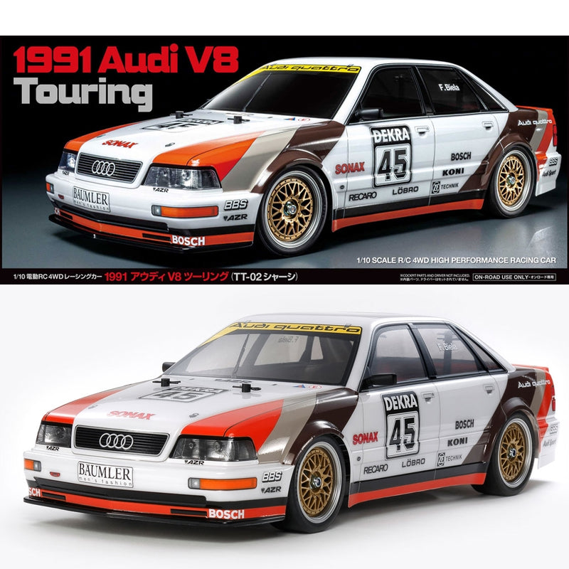 Tamiya R/C 1991 Audi V8 Touring Model Kit