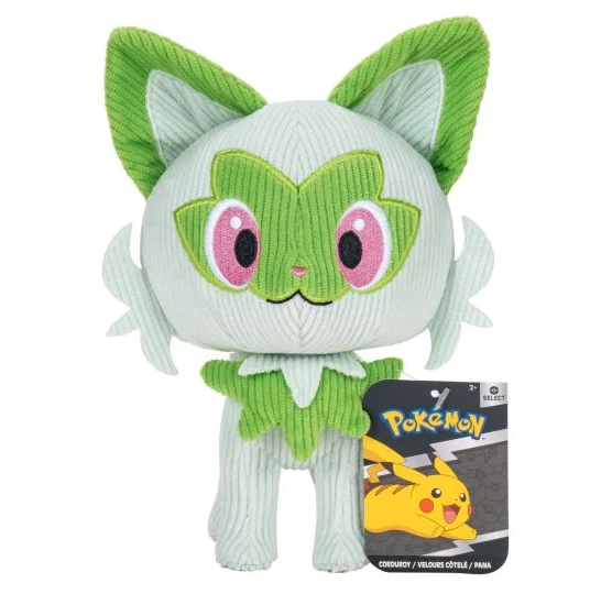 Sprigatito 8" Corduroy Pokémon Plushie