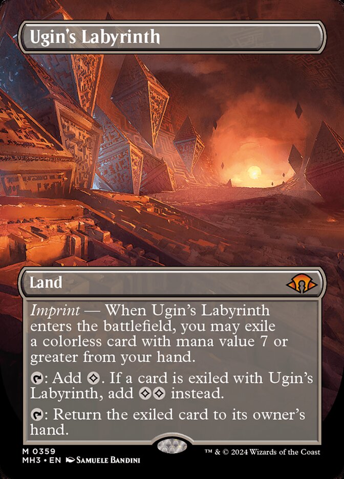 Ugin's Labyrinth Borderless MTG Single | MH3 #359