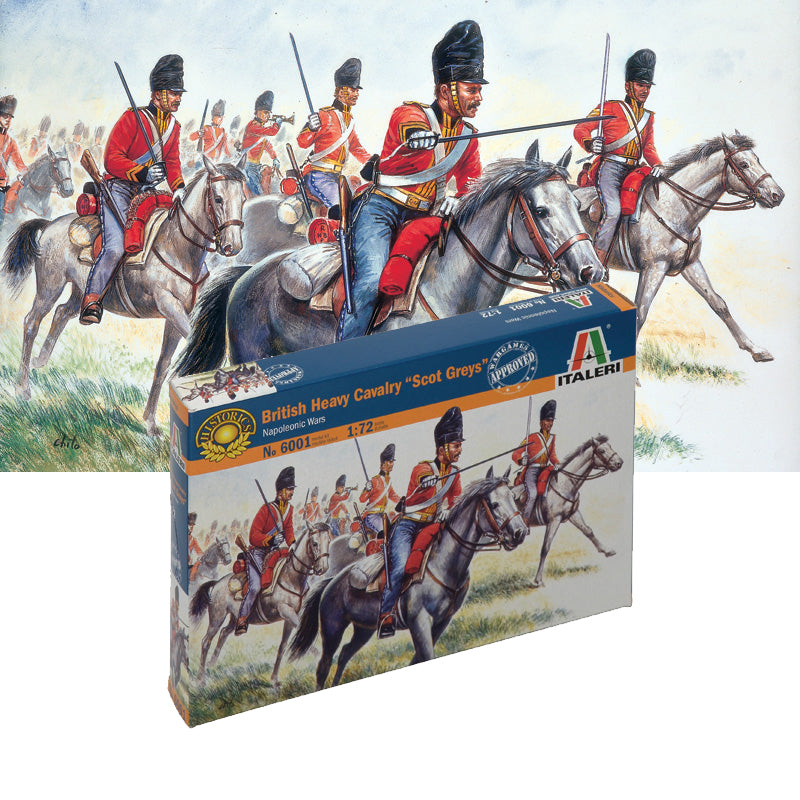 British Scot Greys Heavy Cavalry Italeri 1/72 Scale Models