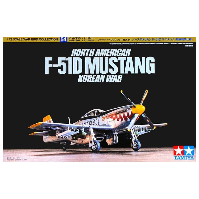 Korean War F-51D Mustang - Tamiya 1/72 Scale Aircraft