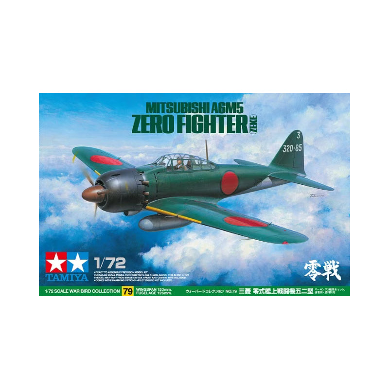 Mitsubishi A6M5 Zero Fighter ZEKE - Tamiya 1/72 Scale Aircraft