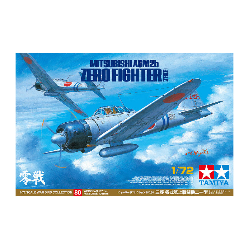 Mitsubishi A6M2b Zero Fighter - Tamiya 1/72 Scale Aircraft