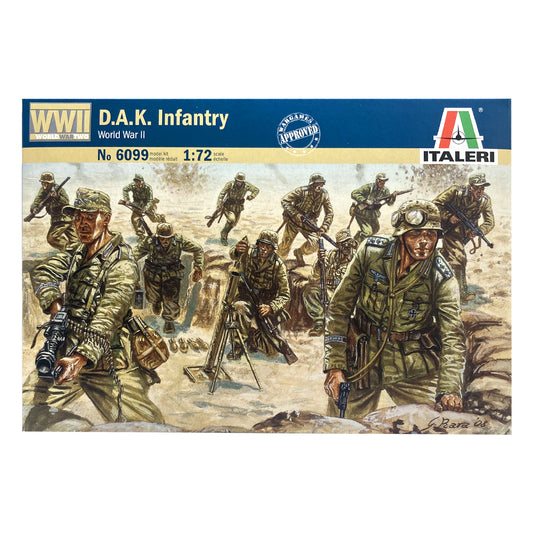 Italeri WWII D.A.K. Infantry 1/7...